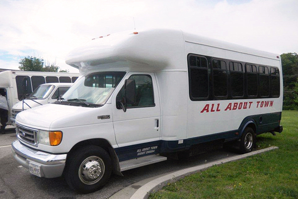 20 passenger van DC area All About Town Fleet