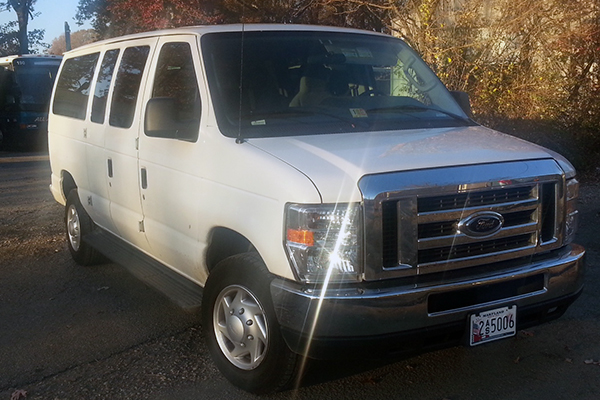 12 passenger van DC area All About Town Fleet